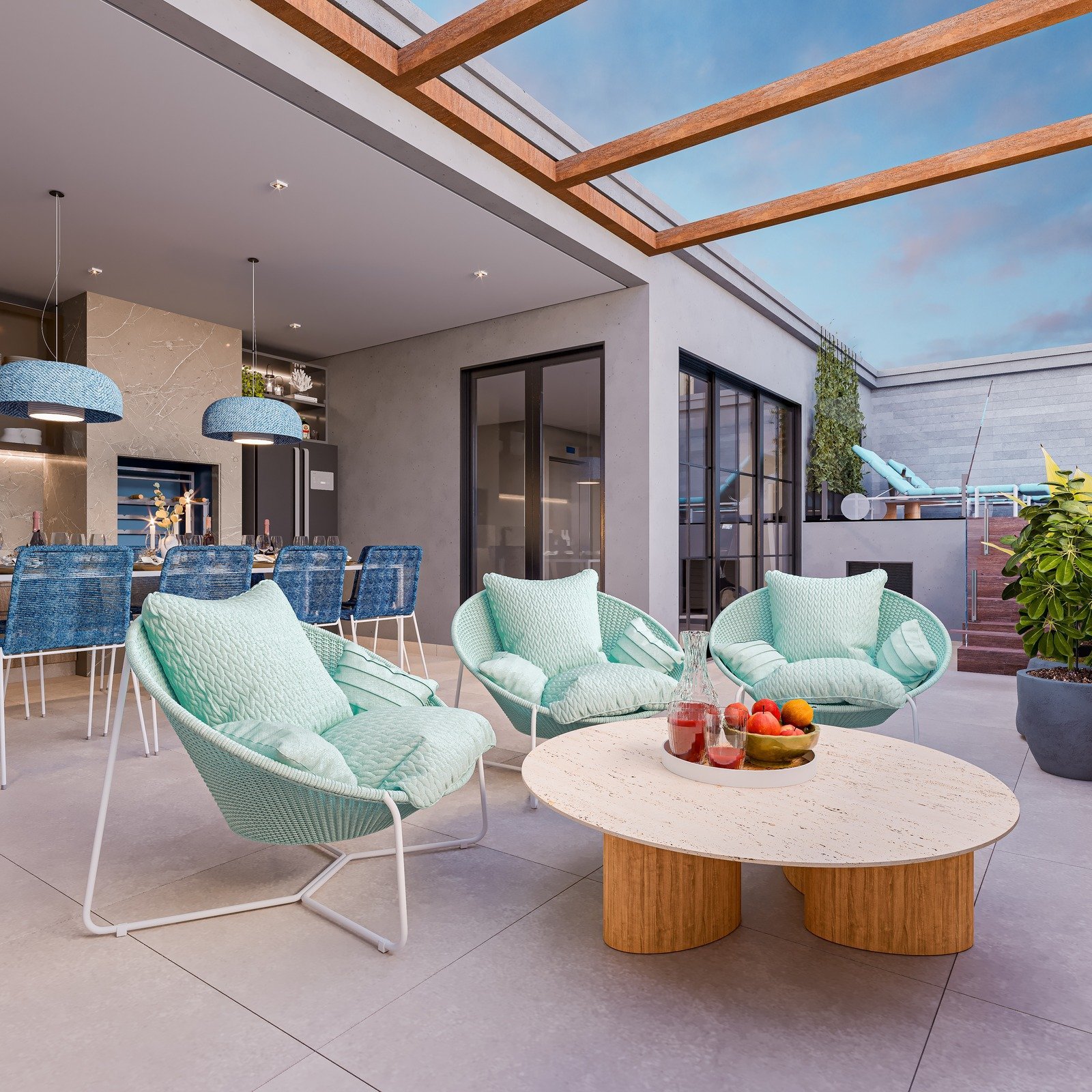 Rooftop - Área Gourmet